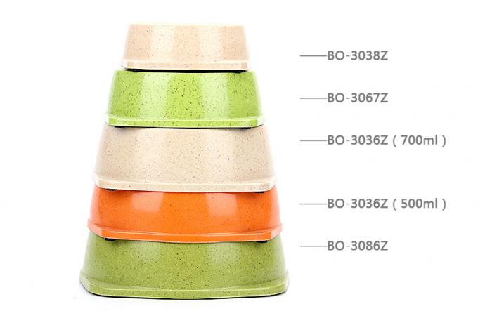 Bambusfaser Umweltschutzfutter-Schüssel für Hunde 0