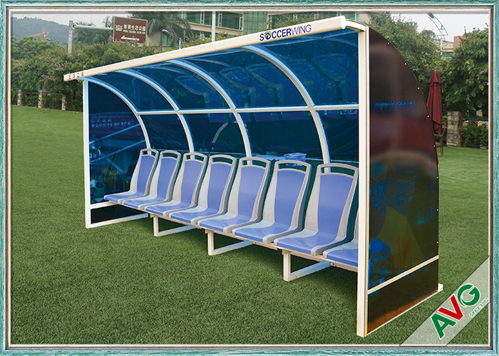 OEM Fußballfeld Ausrüstung Portable Fußball Ersatzbank für VIP-Sitze test123