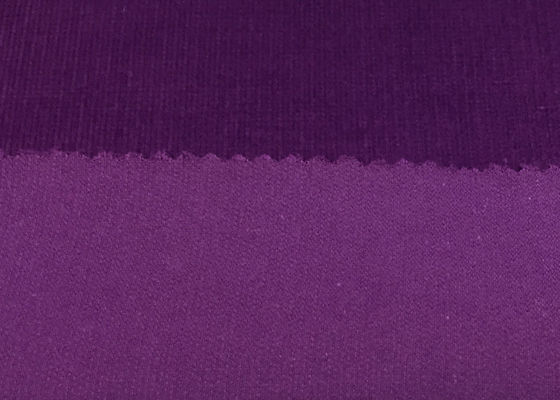 Gewebe aus lila Stretch Corduroy Atemfähige Stoffe