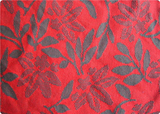 Leichtgewicht Rot Jacquard Kleid Stoff Bekleidung Stoff By The Yard