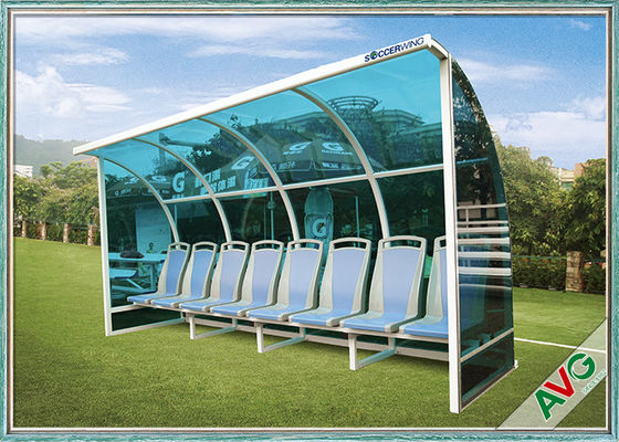 Wetterbeständig Fußballfeld Ausrüstung Mobilität Aluminium Fußballtrainer Sitz