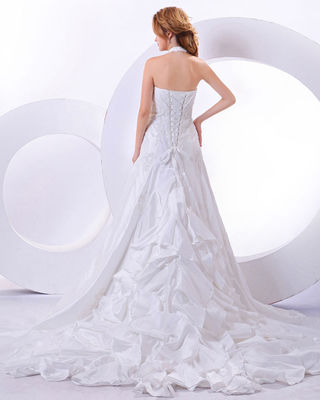 Custom Made Around The Neck Strap Anwendungen Hochzeitskleid für Birdal, Mädchen, Frauen