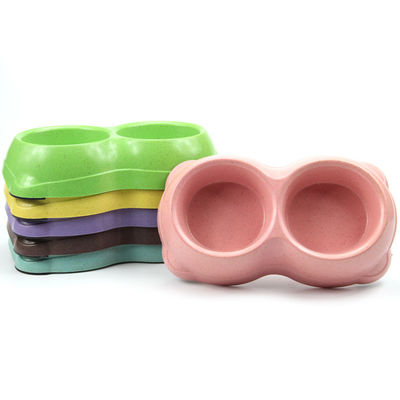 Langlebige Doppel-Bamboo-Portable Hunde- und Katzenfutter-Schüssel zum besten Preis