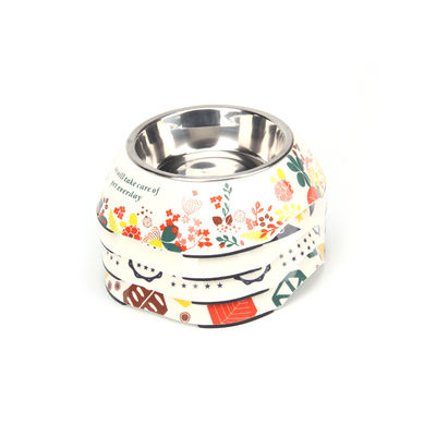 Großhandel Melamine und Edelstahl Pet Dog Bowl