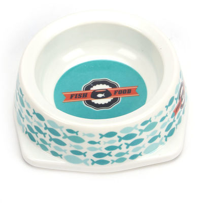 Anti-Ameisen-Haustier-Schüsseln für Hunde Katzen Rund Plastik Wasser Nahrungsmittel-Fütterung Teller-Wasser