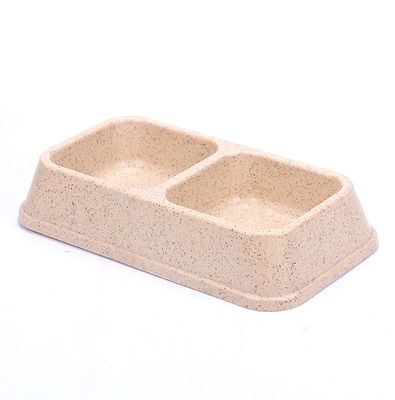 Doppelfarbige Bambus-Sublimation Große oder Große Hundefutter- und Wasserschüssel für Haustiere