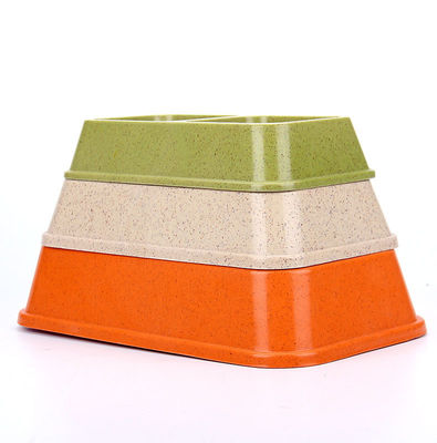 Doppelfarbige Bambus-Sublimation Große oder Große Hundefutter- und Wasserschüssel für Haustiere