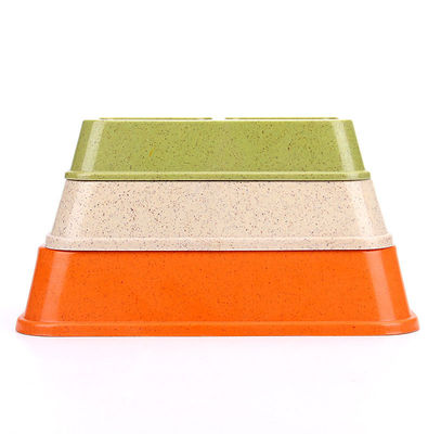 Doppelfarbige Bambus-Sublimation Große oder Große Hundefutter- und Wasserschüssel für Haustiere